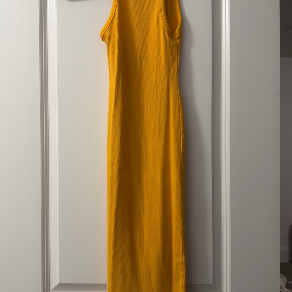 Zara Vibrant Yellow Maxi Dress